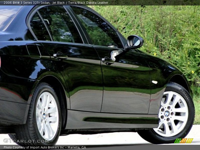 Jet Black / Terra/Black Dakota Leather 2006 BMW 3 Series 325i Sedan