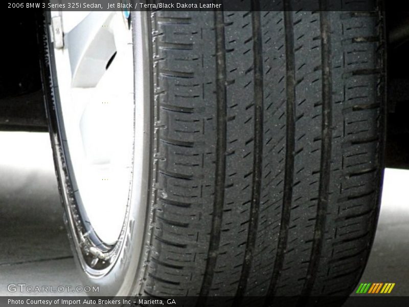 Jet Black / Terra/Black Dakota Leather 2006 BMW 3 Series 325i Sedan