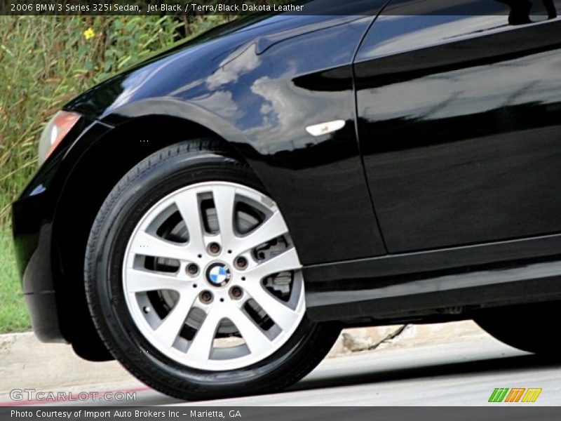 Jet Black / Terra/Black Dakota Leather 2006 BMW 3 Series 325i Sedan