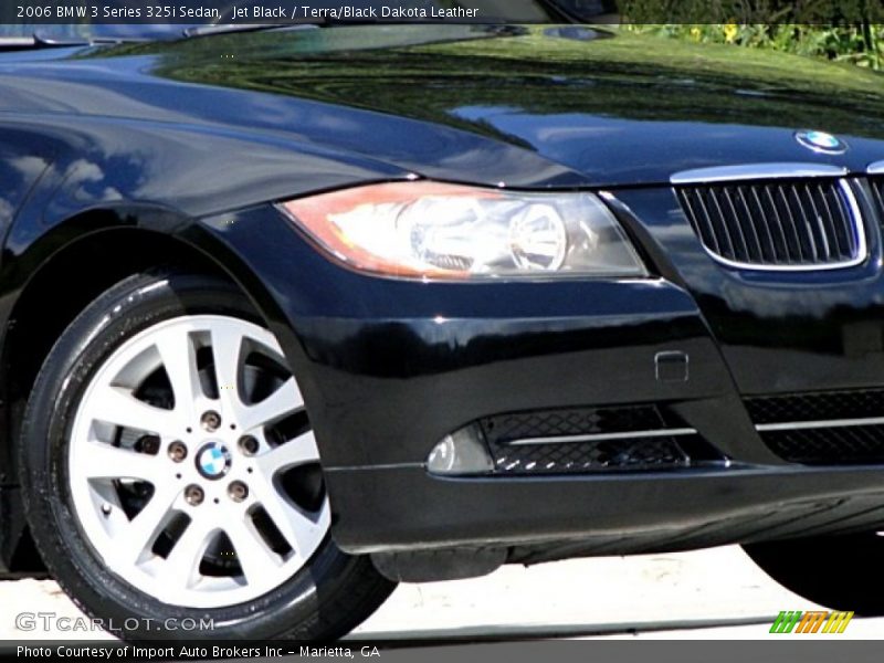 Jet Black / Terra/Black Dakota Leather 2006 BMW 3 Series 325i Sedan