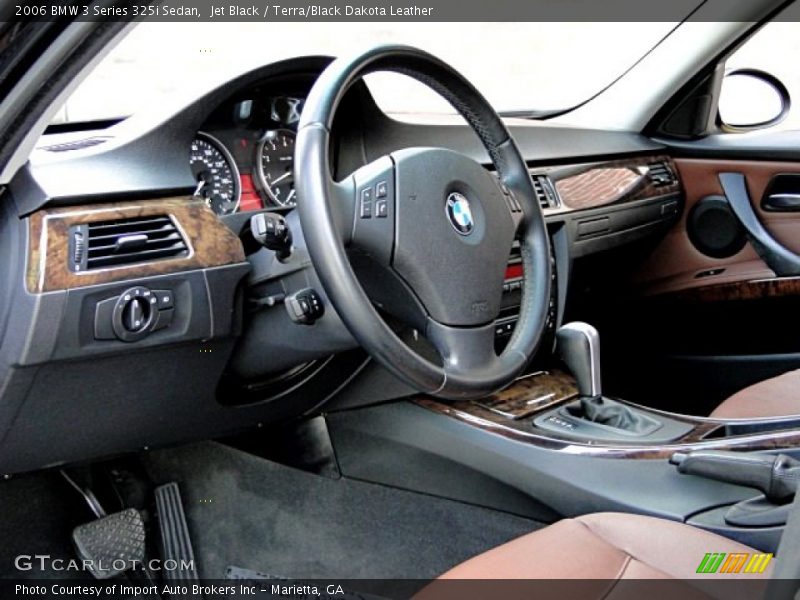  2006 3 Series 325i Sedan Terra/Black Dakota Leather Interior