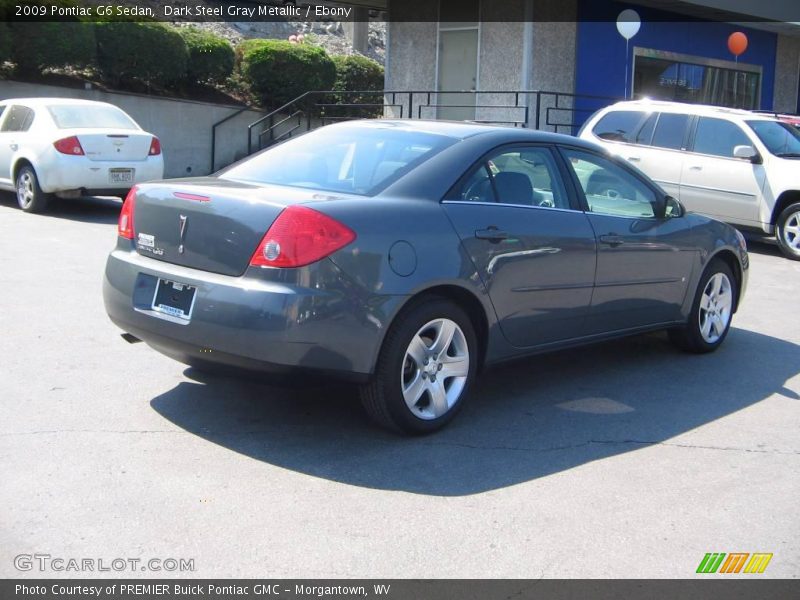Dark Steel Gray Metallic / Ebony 2009 Pontiac G6 Sedan