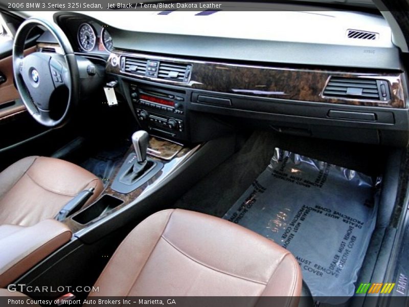 Jet Black / Terra/Black Dakota Leather 2006 BMW 3 Series 325i Sedan
