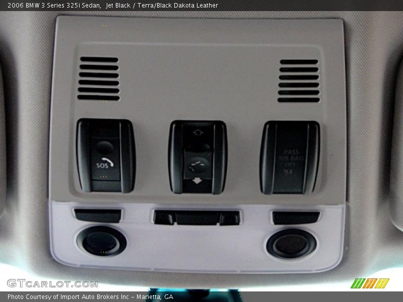Jet Black / Terra/Black Dakota Leather 2006 BMW 3 Series 325i Sedan