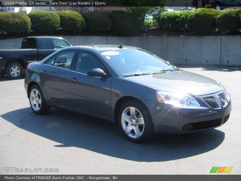 Dark Steel Gray Metallic / Ebony 2009 Pontiac G6 Sedan