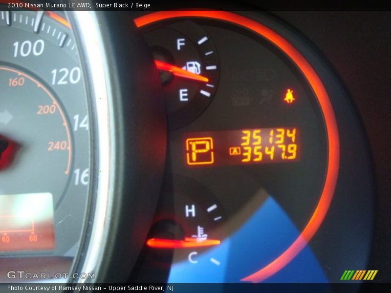 Super Black / Beige 2010 Nissan Murano LE AWD