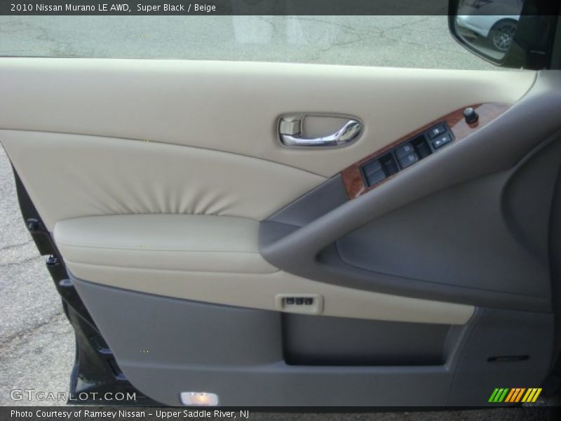 Super Black / Beige 2010 Nissan Murano LE AWD