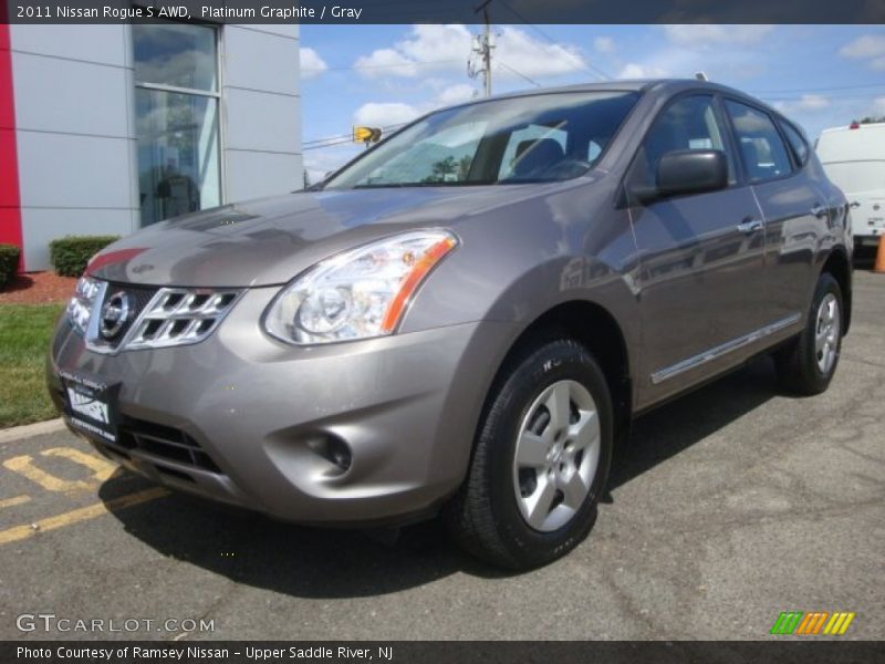 Platinum Graphite / Gray 2011 Nissan Rogue S AWD