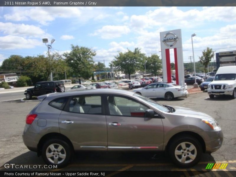 Platinum Graphite / Gray 2011 Nissan Rogue S AWD