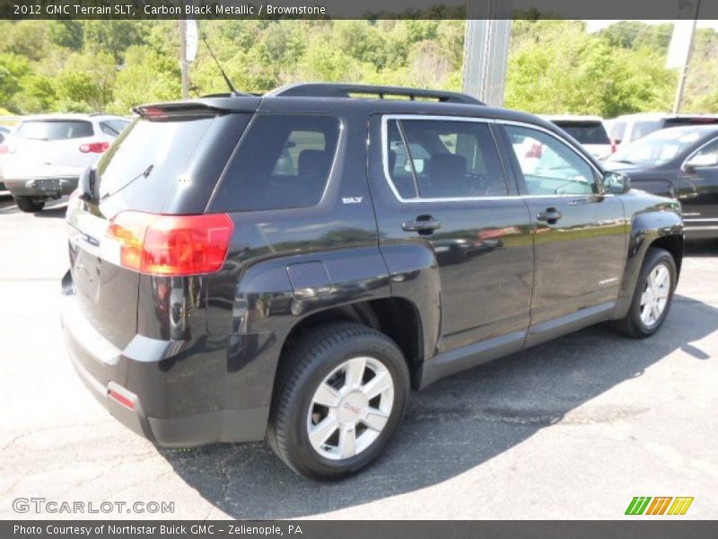 Carbon Black Metallic / Brownstone 2012 GMC Terrain SLT