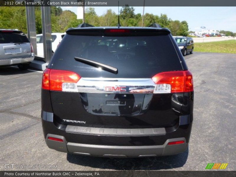 Carbon Black Metallic / Brownstone 2012 GMC Terrain SLT