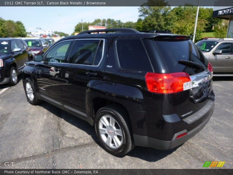 Carbon Black Metallic / Brownstone 2012 GMC Terrain SLT