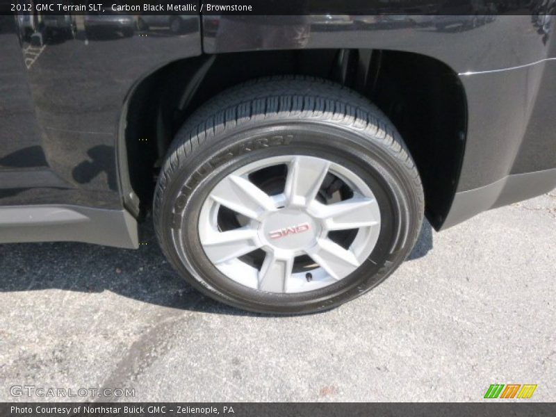 Carbon Black Metallic / Brownstone 2012 GMC Terrain SLT