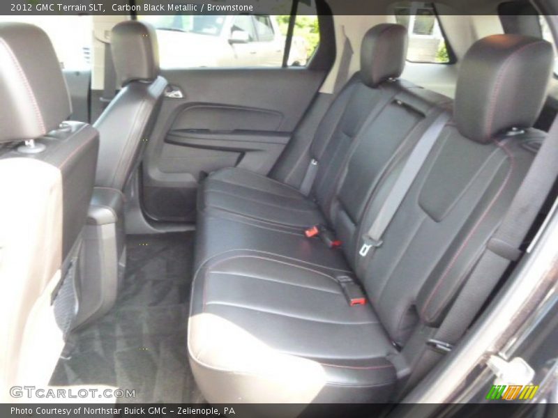 Carbon Black Metallic / Brownstone 2012 GMC Terrain SLT