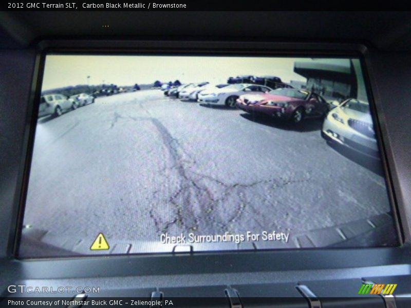 Carbon Black Metallic / Brownstone 2012 GMC Terrain SLT