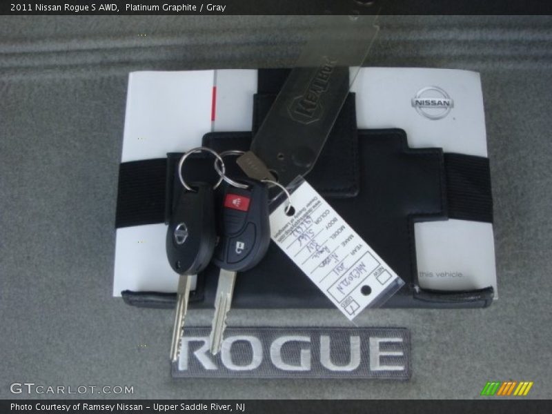 Platinum Graphite / Gray 2011 Nissan Rogue S AWD