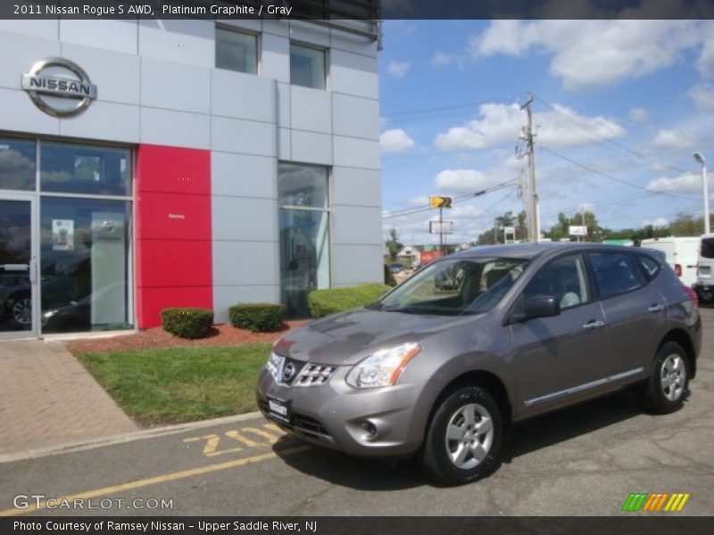 Platinum Graphite / Gray 2011 Nissan Rogue S AWD