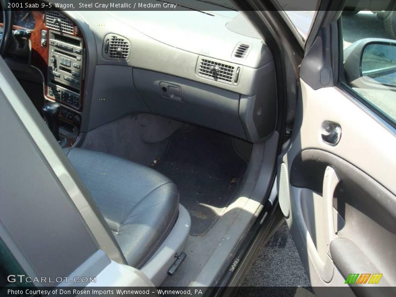 Steel Gray Metallic / Medium Gray 2001 Saab 9-5 Wagon