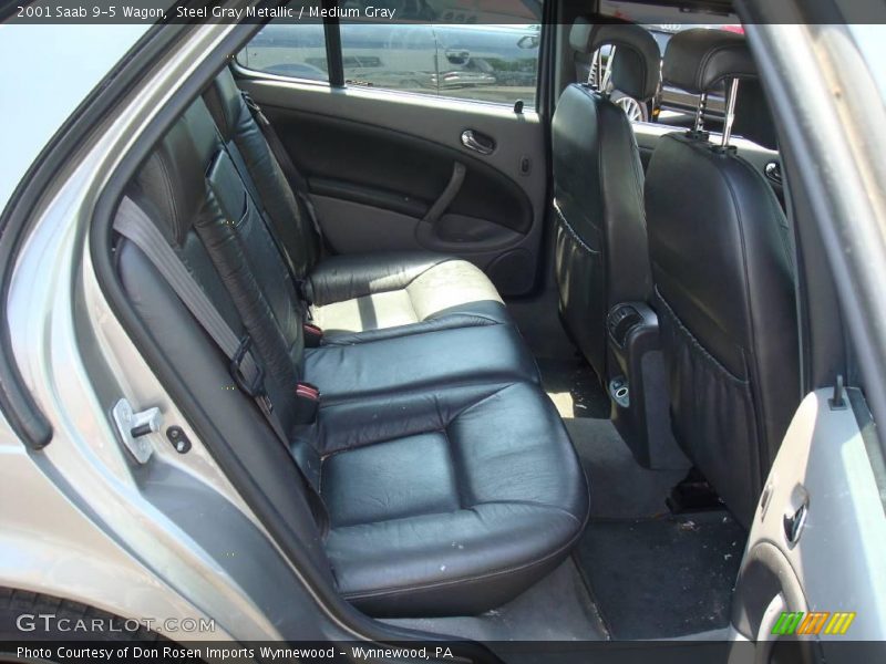 Steel Gray Metallic / Medium Gray 2001 Saab 9-5 Wagon