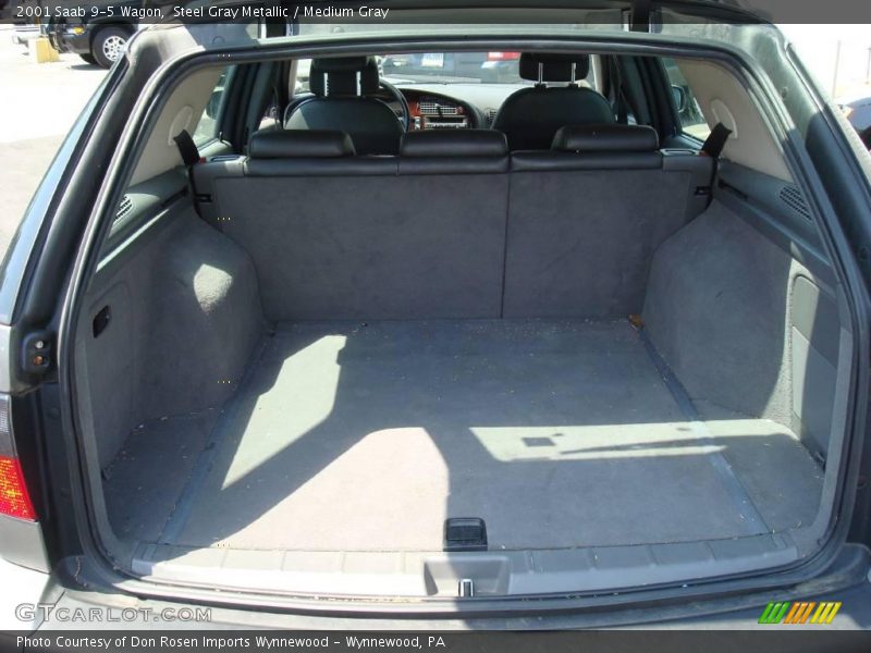 Steel Gray Metallic / Medium Gray 2001 Saab 9-5 Wagon