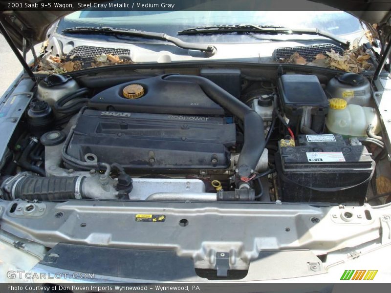 Steel Gray Metallic / Medium Gray 2001 Saab 9-5 Wagon