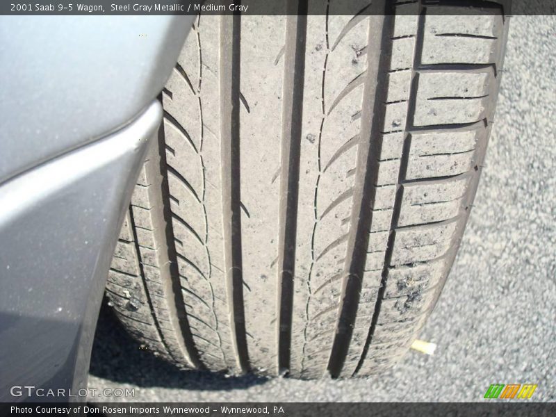Steel Gray Metallic / Medium Gray 2001 Saab 9-5 Wagon