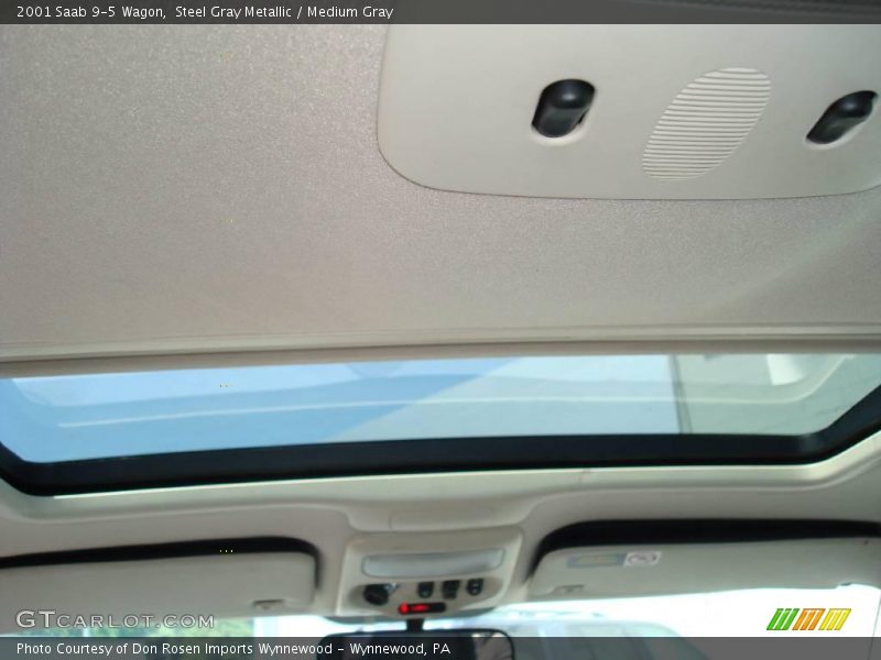 Steel Gray Metallic / Medium Gray 2001 Saab 9-5 Wagon