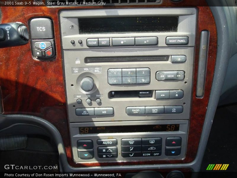 Steel Gray Metallic / Medium Gray 2001 Saab 9-5 Wagon