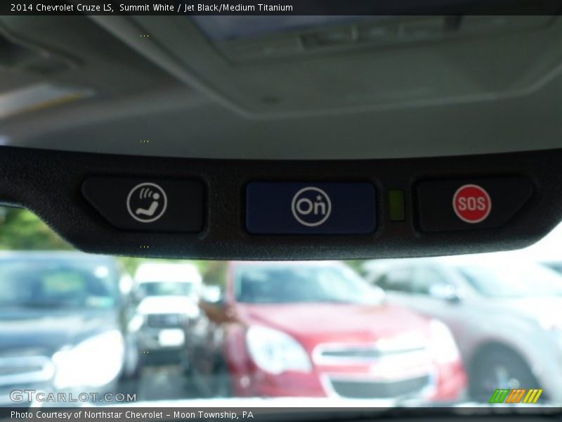 Summit White / Jet Black/Medium Titanium 2014 Chevrolet Cruze LS