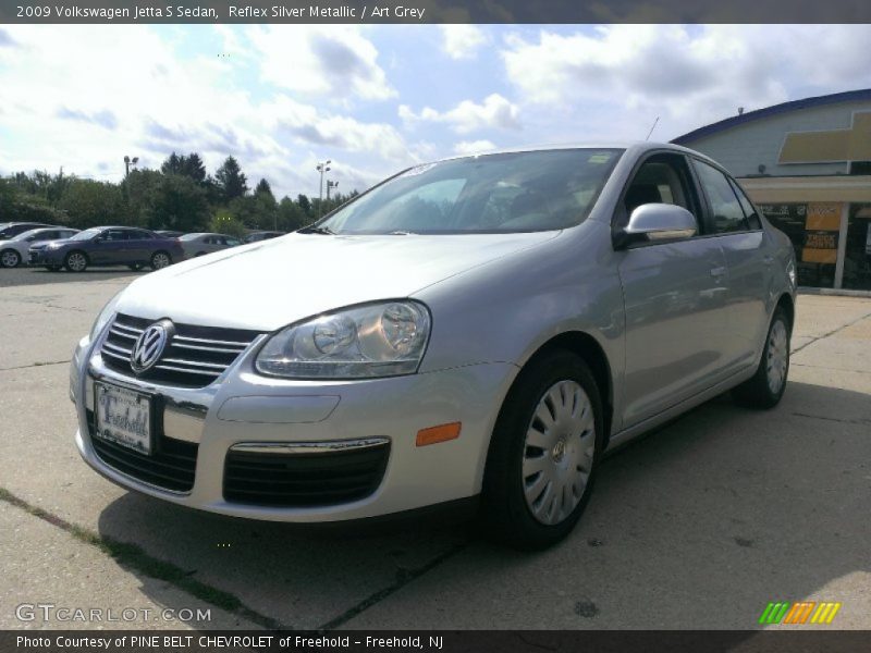 Reflex Silver Metallic / Art Grey 2009 Volkswagen Jetta S Sedan