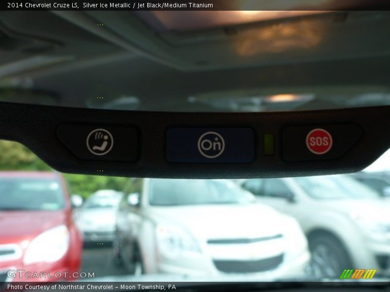 Silver Ice Metallic / Jet Black/Medium Titanium 2014 Chevrolet Cruze LS