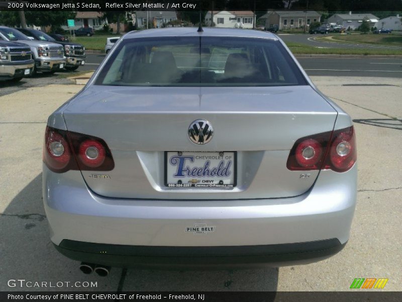 Reflex Silver Metallic / Art Grey 2009 Volkswagen Jetta S Sedan