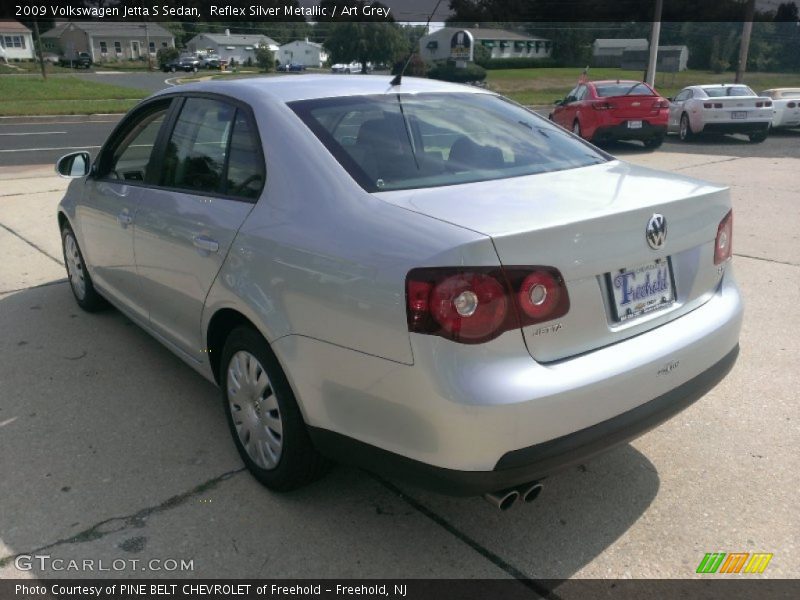 Reflex Silver Metallic / Art Grey 2009 Volkswagen Jetta S Sedan