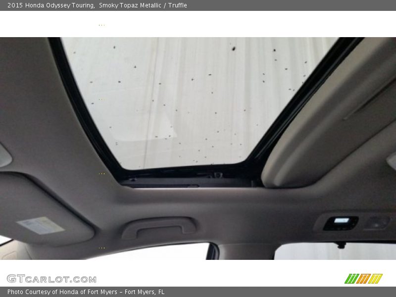 Smoky Topaz Metallic / Truffle 2015 Honda Odyssey Touring