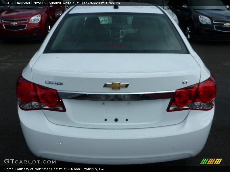 Summit White / Jet Black/Medium Titanium 2014 Chevrolet Cruze LS