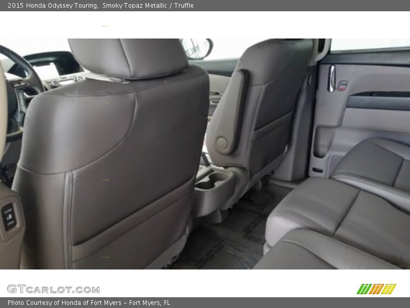 Smoky Topaz Metallic / Truffle 2015 Honda Odyssey Touring
