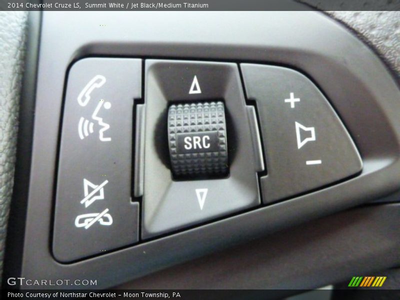 Summit White / Jet Black/Medium Titanium 2014 Chevrolet Cruze LS