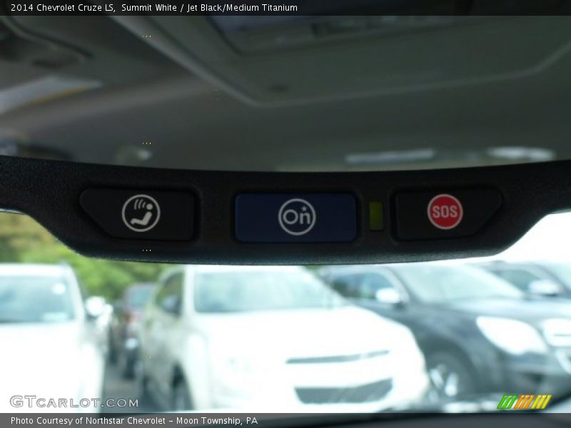 Summit White / Jet Black/Medium Titanium 2014 Chevrolet Cruze LS