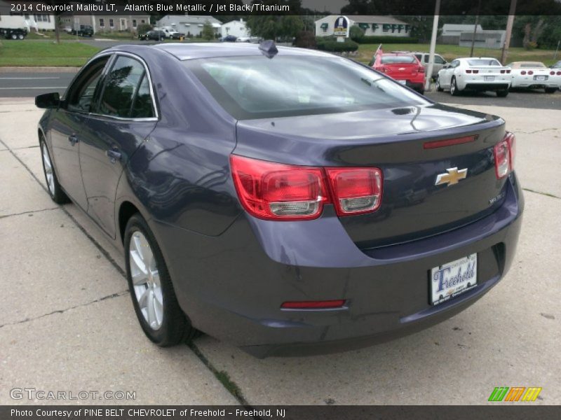 Atlantis Blue Metallic / Jet Black/Titanium 2014 Chevrolet Malibu LT