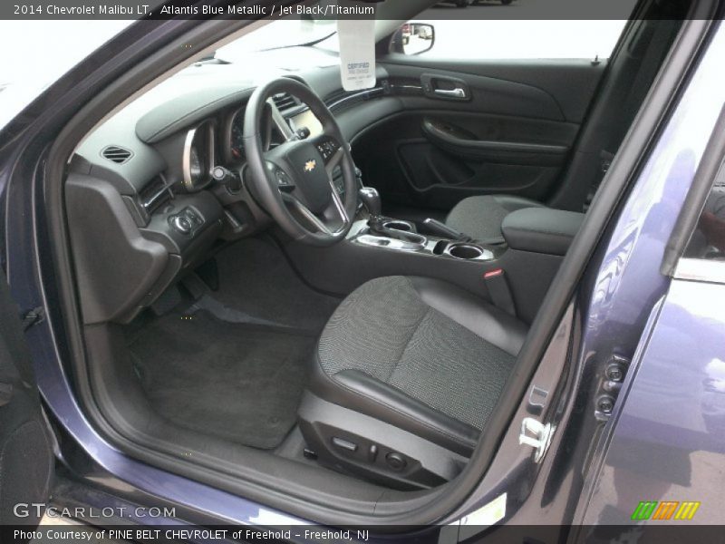 Atlantis Blue Metallic / Jet Black/Titanium 2014 Chevrolet Malibu LT