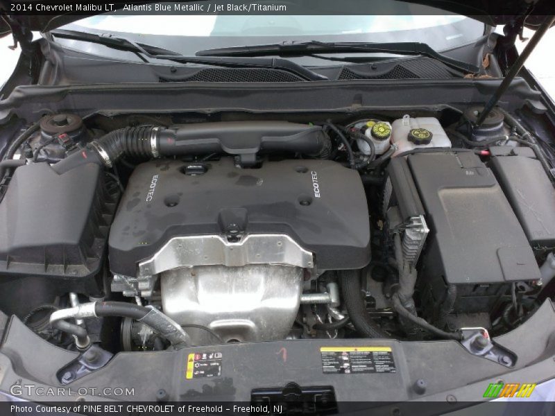 Atlantis Blue Metallic / Jet Black/Titanium 2014 Chevrolet Malibu LT