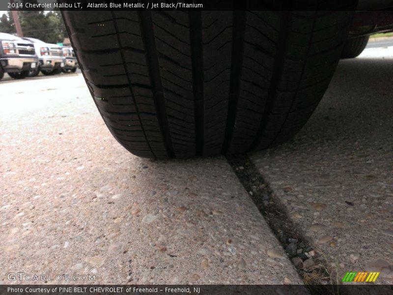 Atlantis Blue Metallic / Jet Black/Titanium 2014 Chevrolet Malibu LT