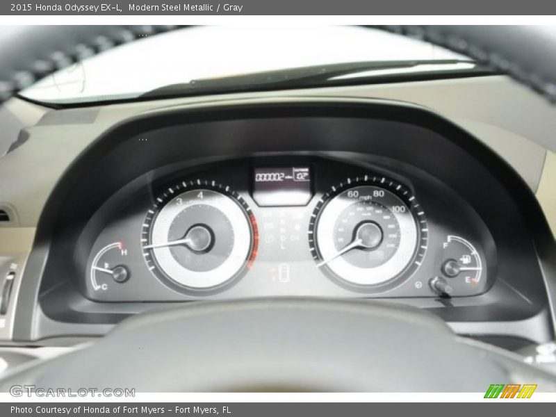Modern Steel Metallic / Gray 2015 Honda Odyssey EX-L
