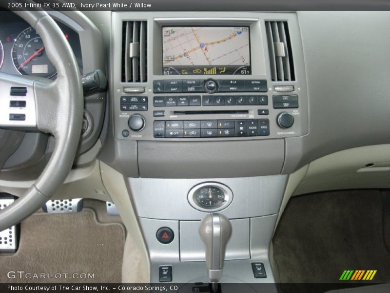 Ivory Pearl White / Willow 2005 Infiniti FX 35 AWD