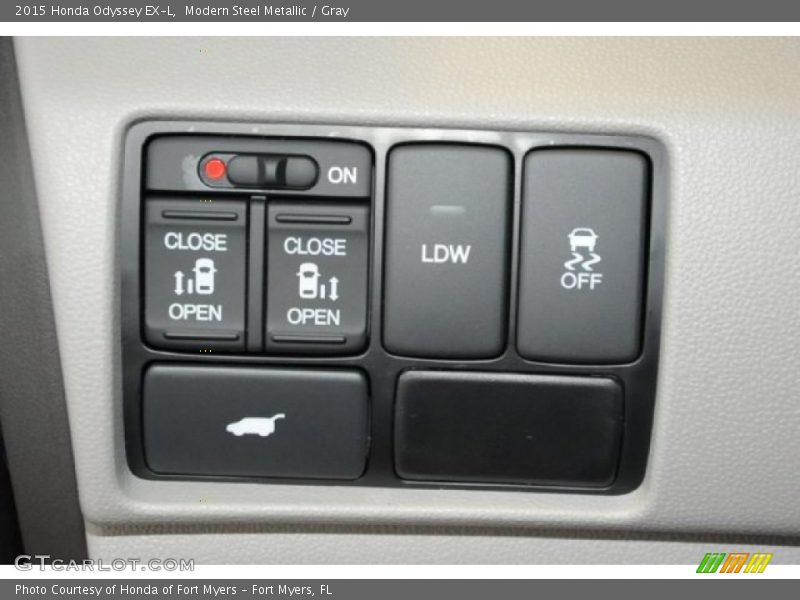 Modern Steel Metallic / Gray 2015 Honda Odyssey EX-L