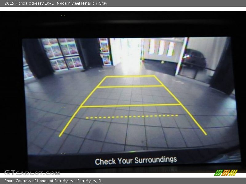 Modern Steel Metallic / Gray 2015 Honda Odyssey EX-L