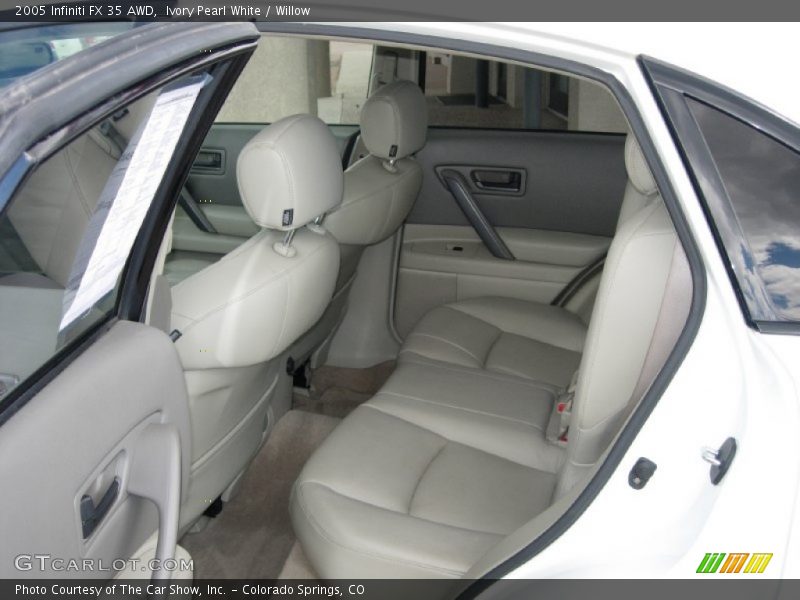 Ivory Pearl White / Willow 2005 Infiniti FX 35 AWD