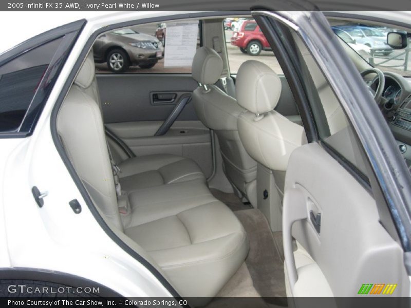 Ivory Pearl White / Willow 2005 Infiniti FX 35 AWD