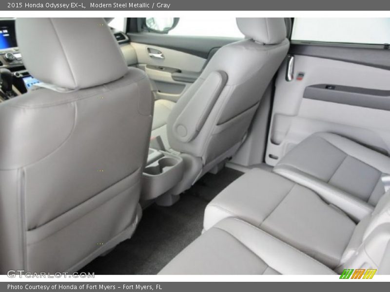 Modern Steel Metallic / Gray 2015 Honda Odyssey EX-L