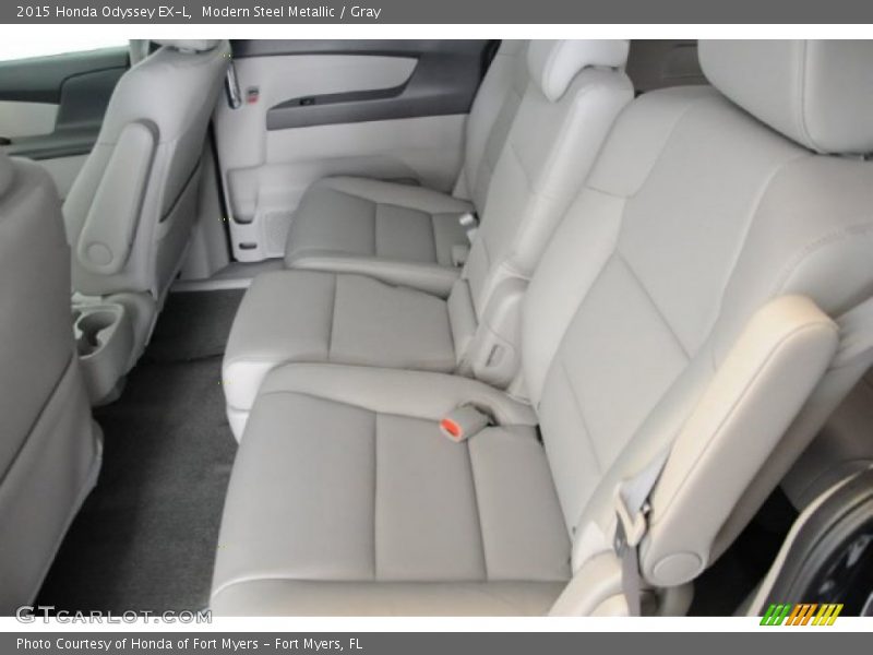 Modern Steel Metallic / Gray 2015 Honda Odyssey EX-L